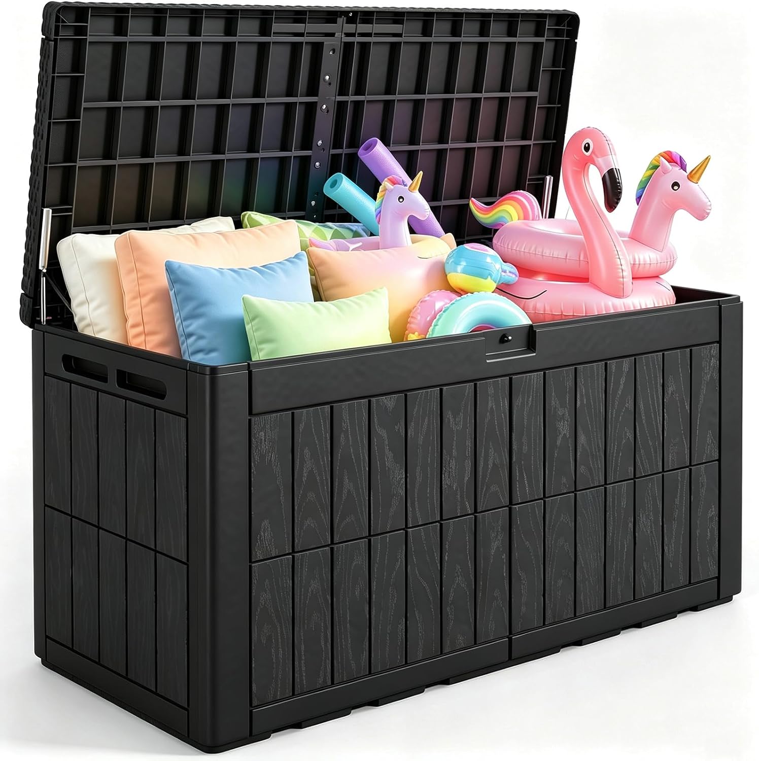 Outdoor Furniture With Storage For Cushions - Большой уличный контейнер для хранения объемом