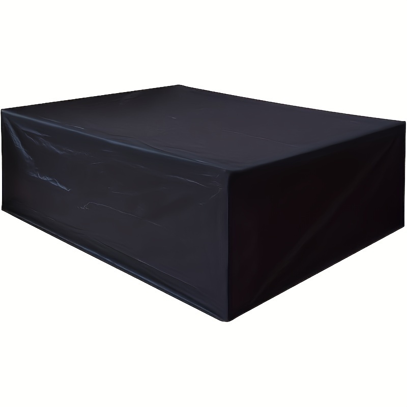 Outdoor Furniture With Covers - Черный чехол для уличной мебели, тканевый