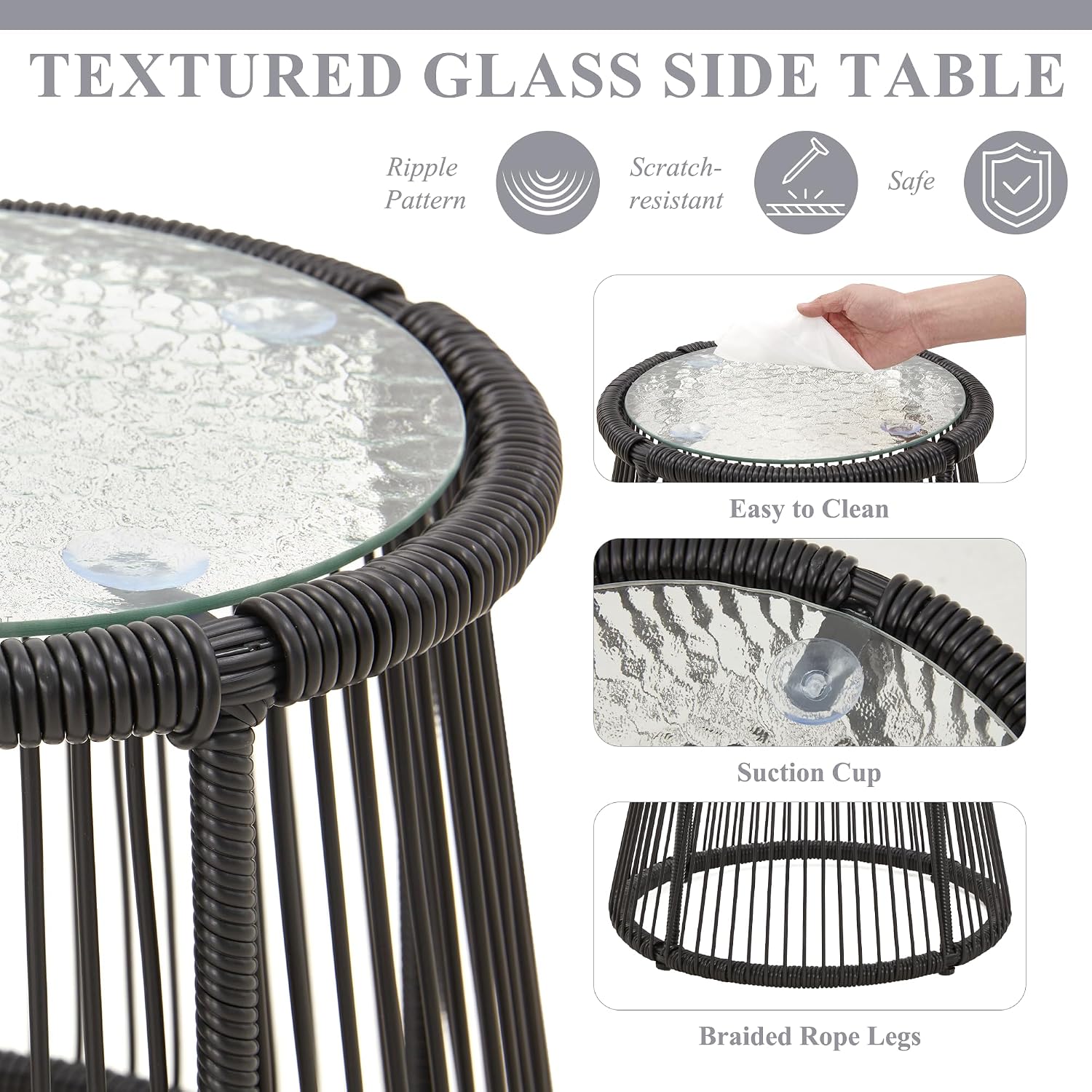 Комплект садовой мебели из рот – обзор и цена Outdoor Furniture Black