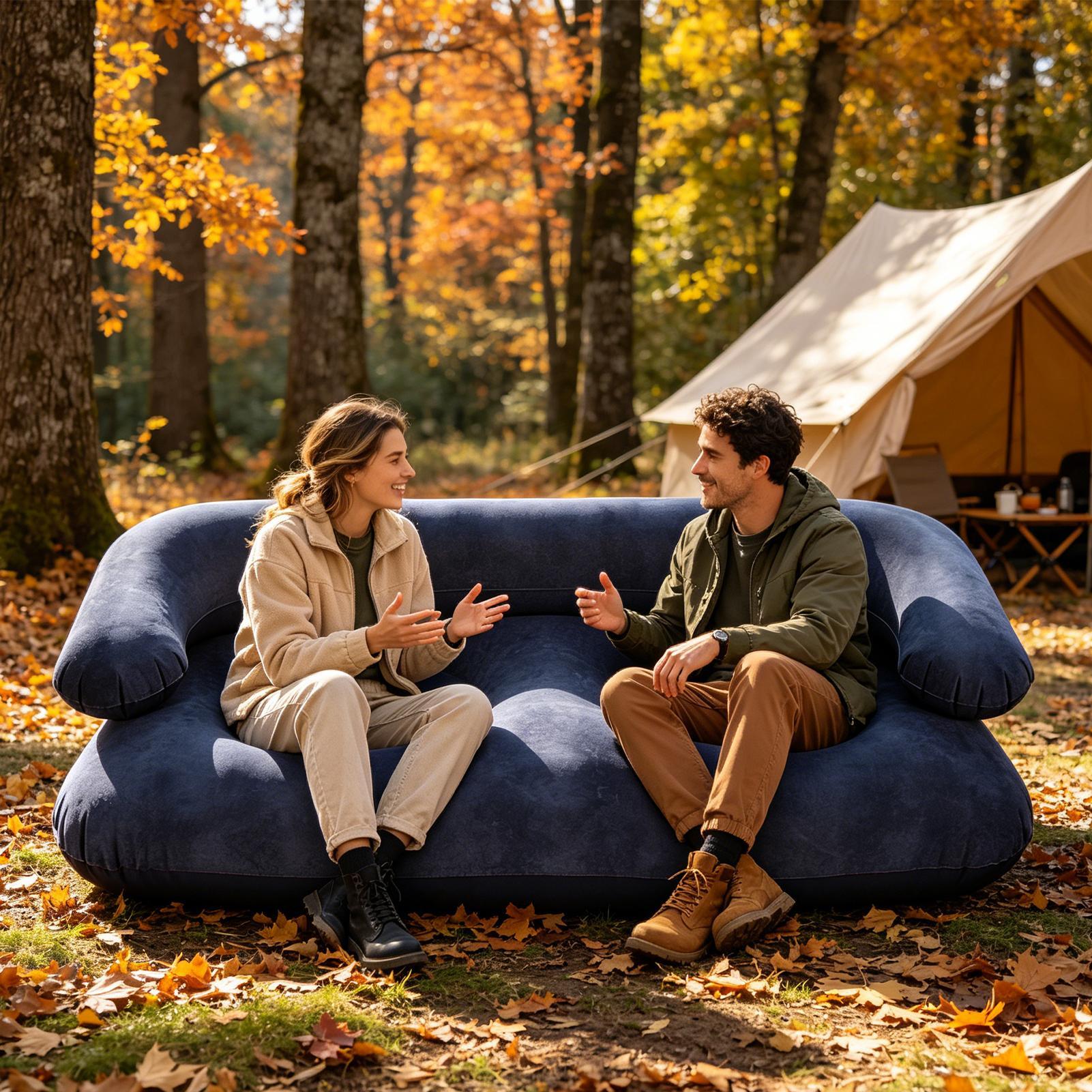 Надувной двухместный диван-кро – обзор и цена Outdoor Furniture European