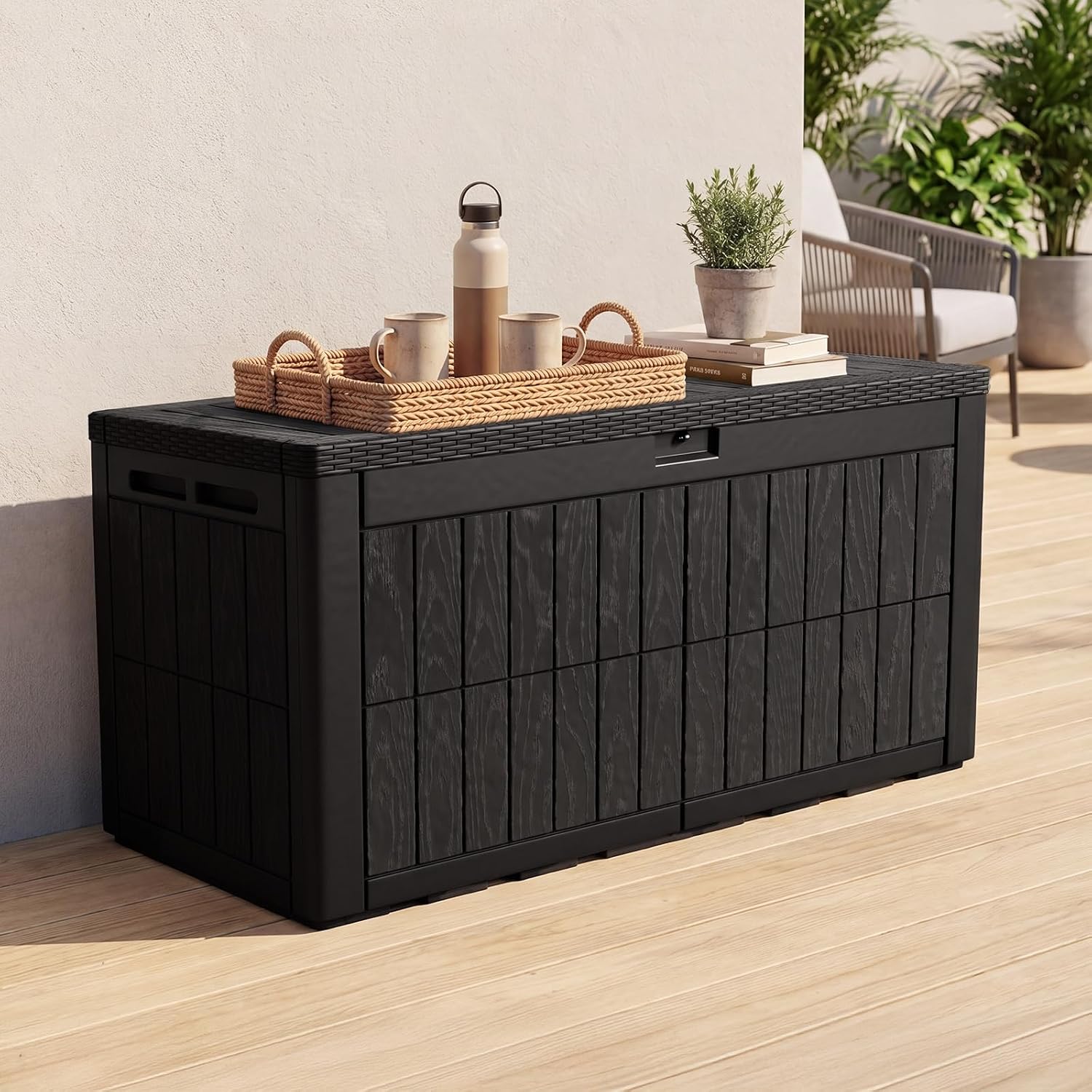 Большой уличный контейнер для  – обзор и цена Outdoor Furniture With Storage For Cushions