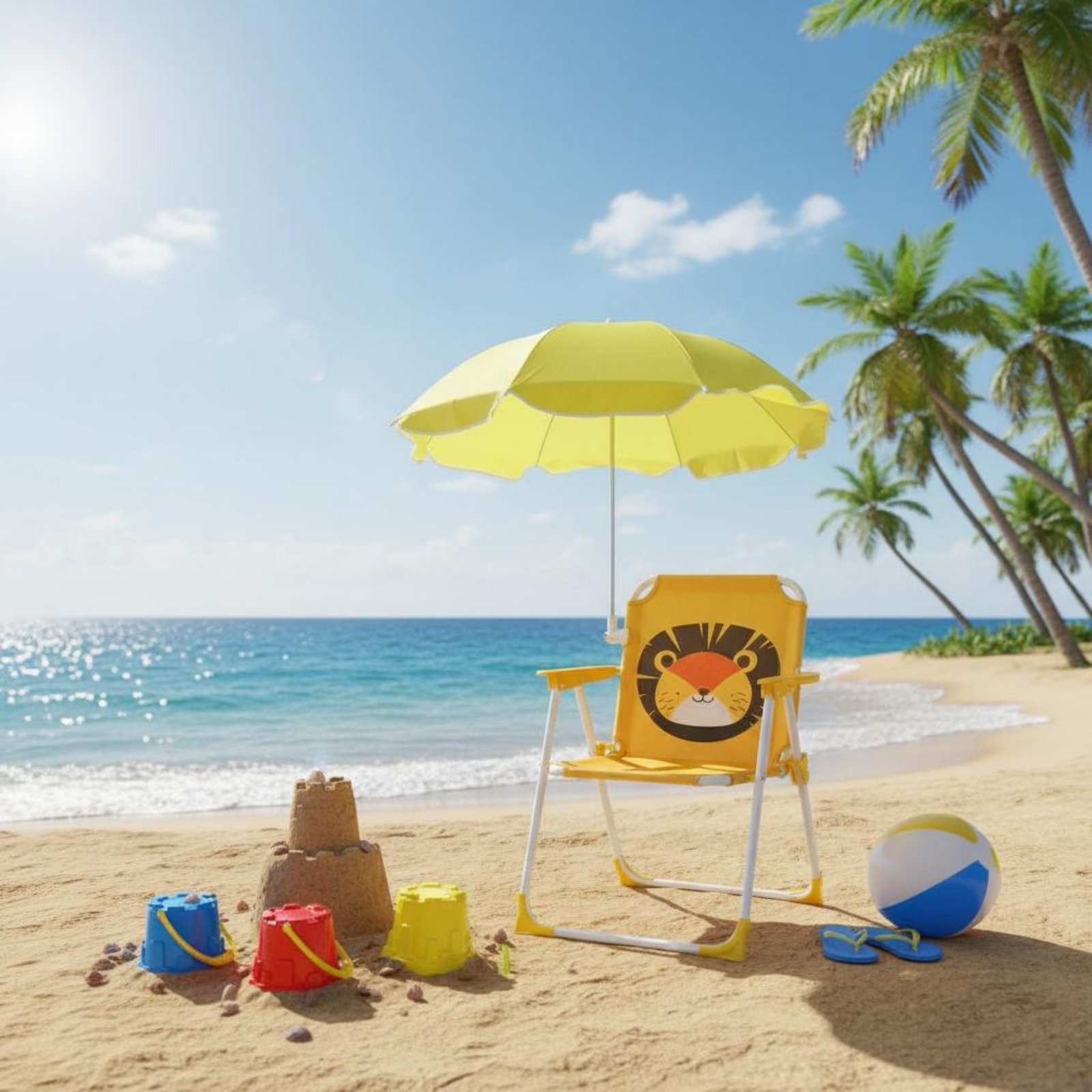Детский пляжный стул с зонтом, – обзор и цена Outdoor Furniture Sunbrella