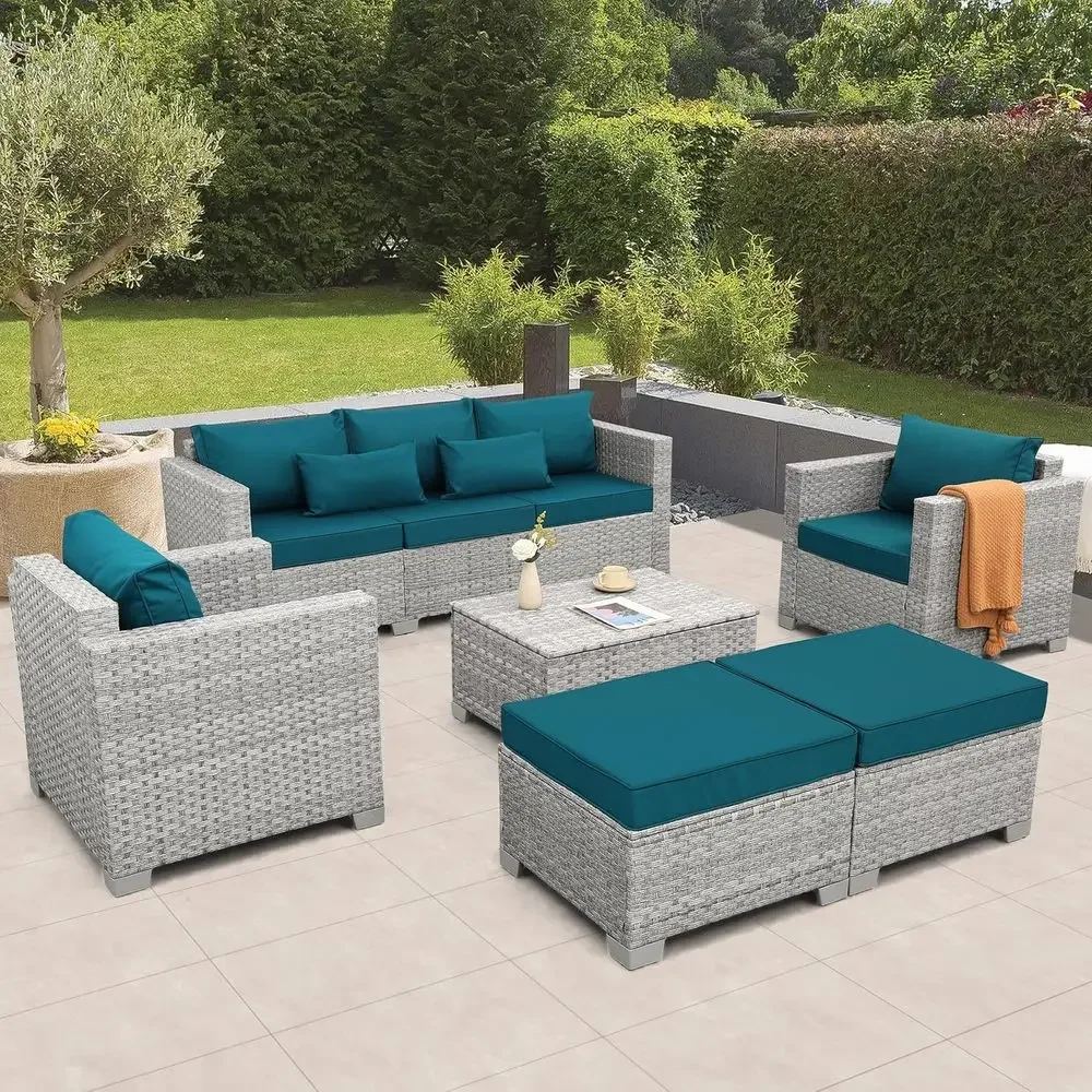 Комплект садовой мебели из 6 п – обзор и цена Outdoor Furniture With Storage For Cushions
