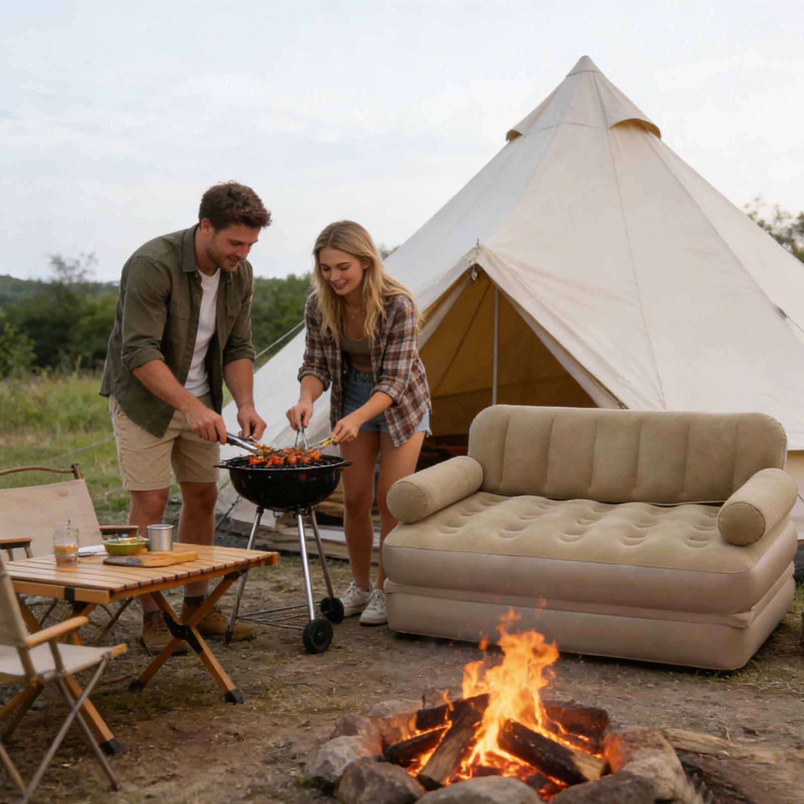 Надувной диван с насосом, скла – обзор и цена Outdoor Furniture European