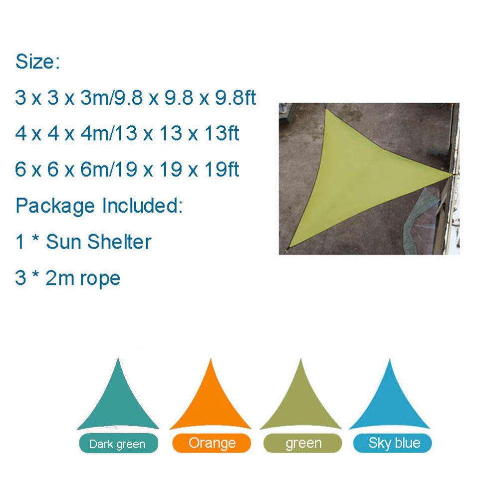 6x6x6 m треугольник солнцезащи – обзор и цена Sun Sail Shade