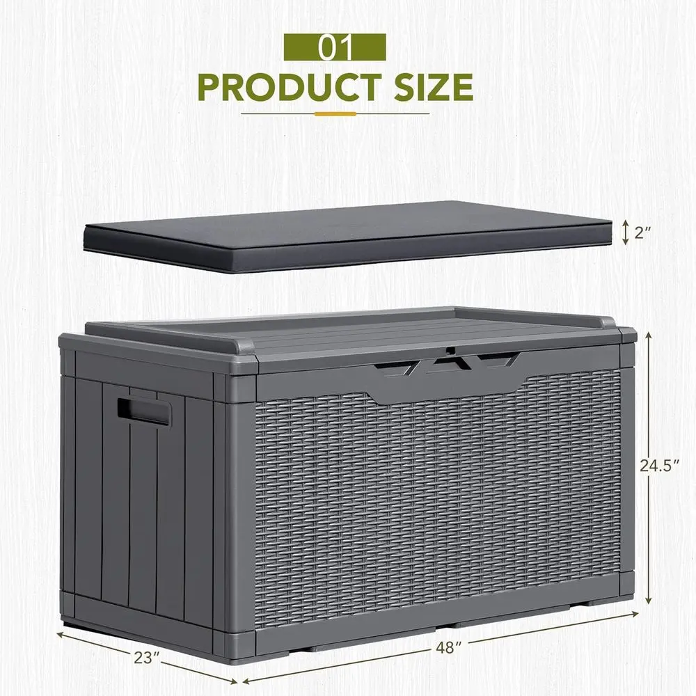 Ящик для хранения на террасе о – обзор и цена Outdoor Furniture With Storage For Cushions