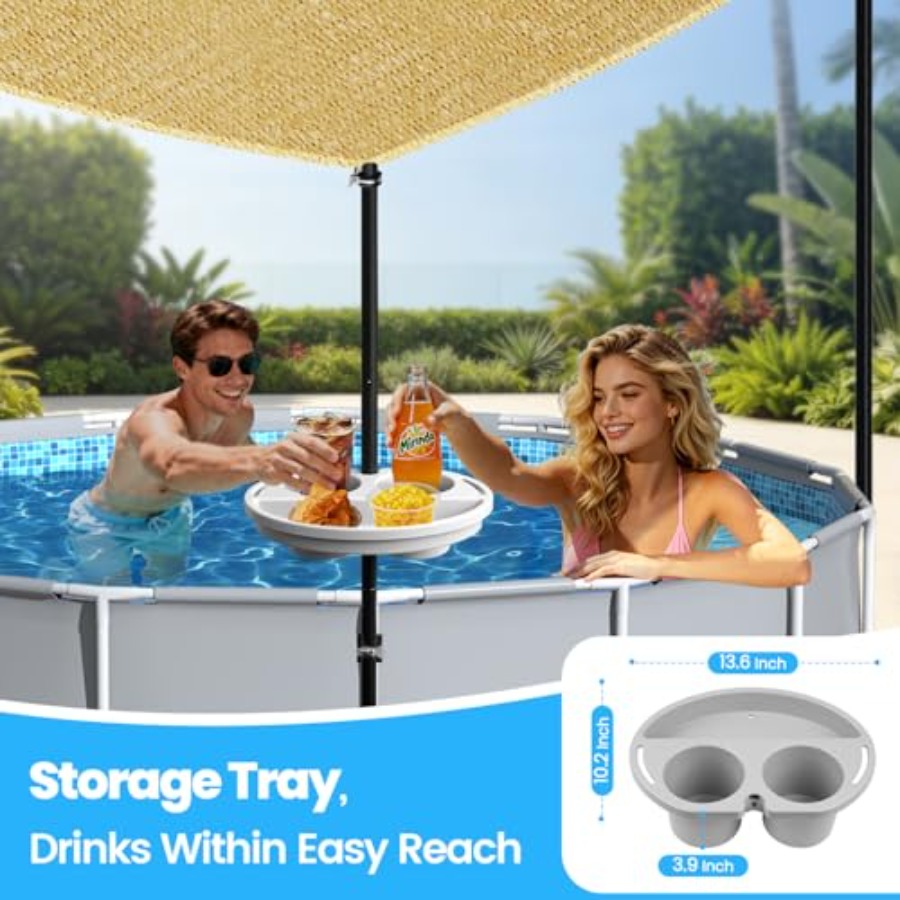 Навес-тент для улицы с опорами – обзор и цена Sun Sail Shade