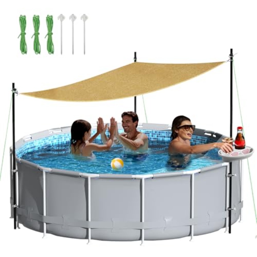 Навес-тент для улицы с опорами – обзор и цена Sun Sail Shade